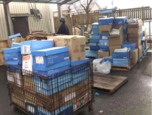 収集・運搬した機密書類