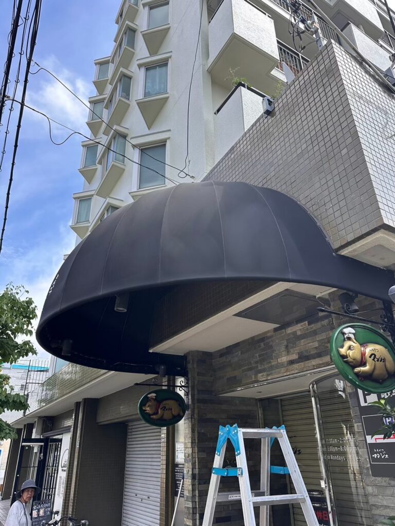 八尾市　テントの洗浄
